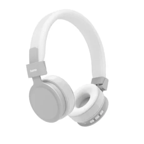&quot;Freedom Lit&quot; Bluetoothr Headphones, On-Ear, Foldable, with Microphone, whi