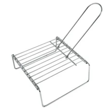 Grill Grid with Feet, 23 x 23 cm, extendable up to 40 cm