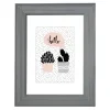 &quot;Lahti&quot; Wooden Frame, grey, 10 x 15 cm
