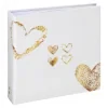 &quot;Lazise&quot; memo album for 200 photos with a size of 10x15 cm, gold
