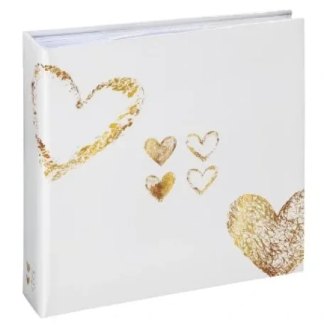 &quot;Lazise&quot; memo album for 200 photos with a size of 10x15 cm, gold