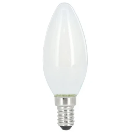 LED Filament, E14, 250 lm Replaces 25W, Candle Bulb, Matt, warm white