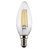LED Filament, E14, 470lm replaces 40W, candle bulb, warm white