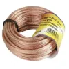 Loudspeaker Cable 2 x 1.5 mm², 10 m, transparent