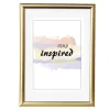 &quot;Madrid&quot; Plastic Frame, gold, 10 x 15 cm 