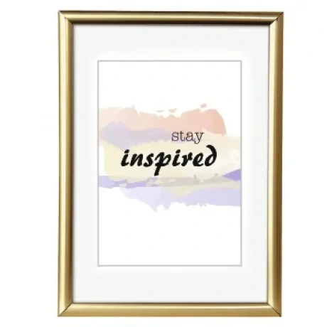 &quot;Madrid&quot; Plastic Frame, gold, 10 x 15 cm 