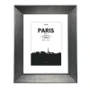 &quot;Paris&quot; Plastic Frame, contrast grey, 10 x 15 cm