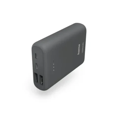 Power Pack, 10000 mAh, 3 Outputs: 1 x USB-C, 2 x USB-A, grey