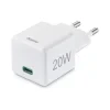 Quick Charger, USB-C, PD/Qualcommr, Mini-Charger, 20 W, white