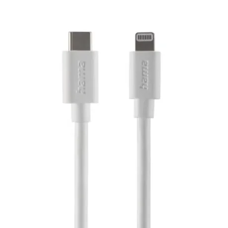 Quick Charger with Lightning Charging Cable, Mini-Charger, PD, 20 W, 1m, wh