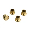 RCA Protective Caps, gold-plated, set of 4