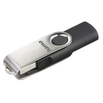 &quot;Rotate&quot; USB Flash Drive, USB 2.0, 8 GB, 10 MB/s, black/silver