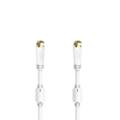 SAT Connection Cable, F-Plug - F-Plug, Gold-Plated, 5.0 m, 100 dB