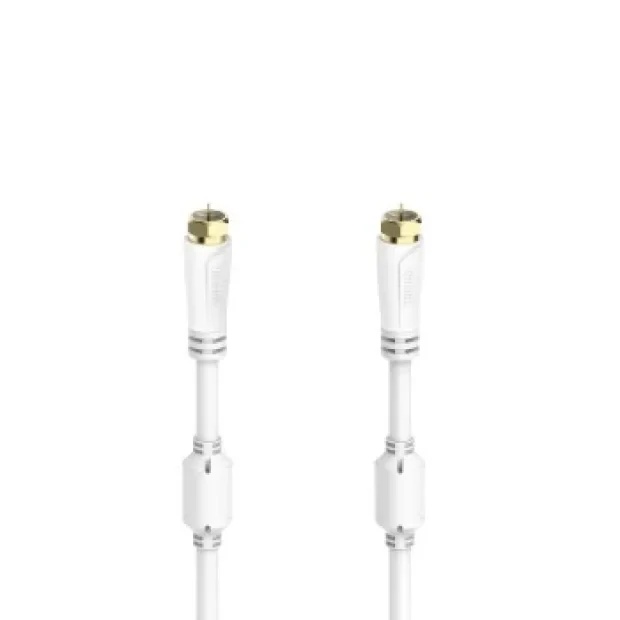 SAT Connection Cable, F-Plug - F-Plug, Gold-Plated, 7.5 m, 100 dB