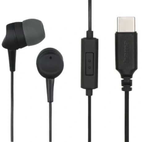 &quot;Sea&quot; Headphones, In-Ear, Microphone, Cable Kink Protection, USB-C, black