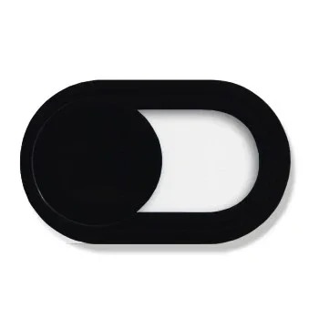 &quot;Single&quot; Webcam Cover. black