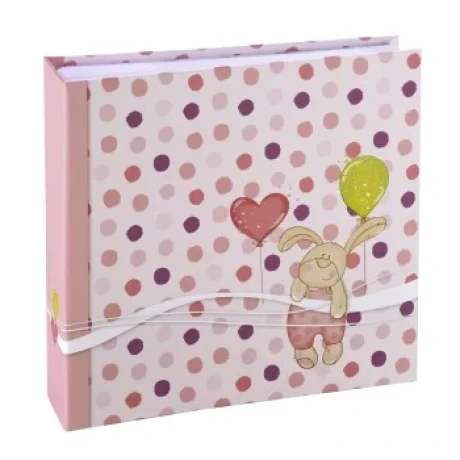 &quot;Small bunny&quot; memo album for 200 photos with a size of 10x15 cm, pink