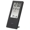&quot;TH-140&quot; Thermometer/Hygrometer, with weather indicator, black