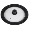 Universal Lid with Steam Vent for Pots and Pans, 24, 26, 28 cm, glass