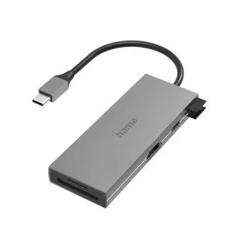 USB-C Hub, Multiport, 6 Ports, 2 x USB-A, USB-C, HDMItm, SD, microSD
