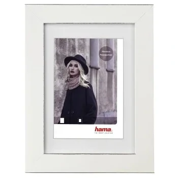 "Valentina" plastic frame, white, 10 x 15 cm