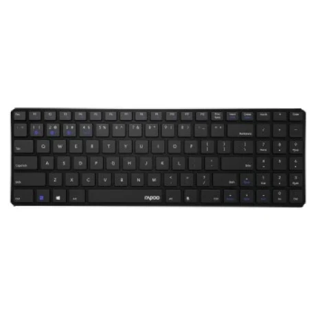 &quot;E9100M&quot; Multi-mode Wireless Ultra-Slim Keyboard, UI, black, QWERTY US
