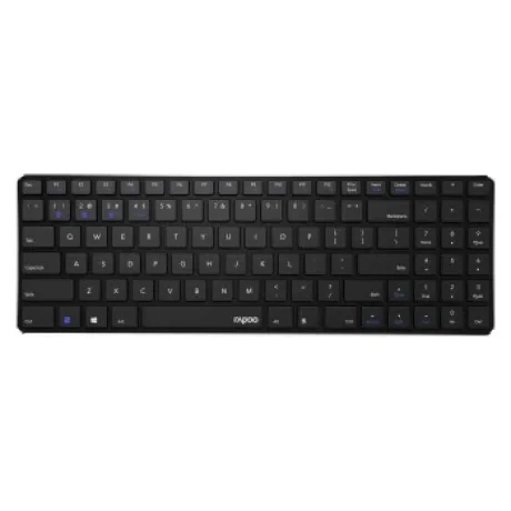 &quot;E9100M&quot; Multi-mode Wireless Ultra-Slim Keyboard, UI, black, QWERTY US