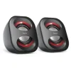 &quot;Sonic Mobil 183&quot; Notebook Speaker, black/red