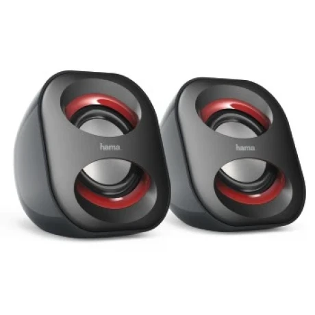 &quot;Sonic Mobil 183&quot; Notebook Speaker, black/red