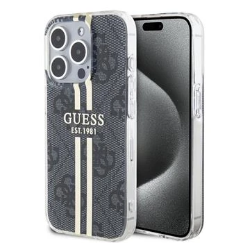 Husa Guess IML 4G Gold Stripe pentru iPhone 15 Pro Max thumb