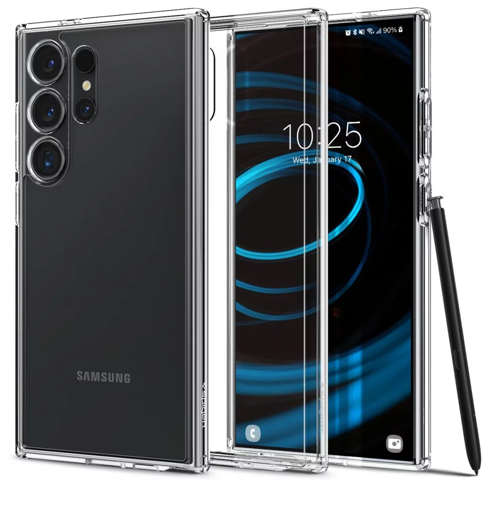 Husa Cover Spigen Ultra Hybrid pentru Samsung Galaxy S24 Ultra Clear thumb