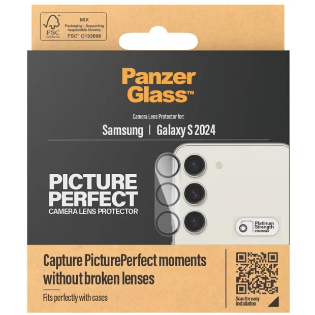 Folie Sticla Camera PanzerGlass pentru Samsung Galaxy S24/S23/S23 Plus