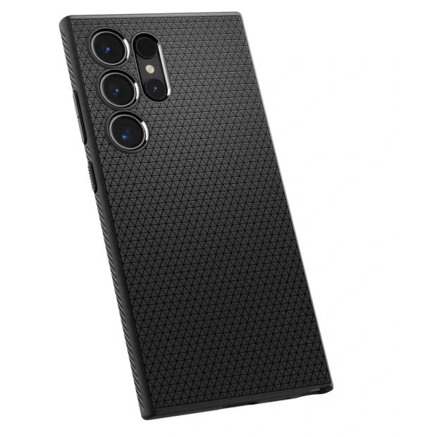 Husa Spigen pentru Samsung Galaxy S24 Ultra Liquid Air Matte Black