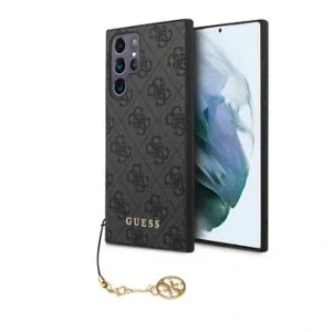 Husa Guess 4G Charms pentru Samsung Galaxy S24 Ultra, Gray