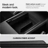 Organizator cotiera consola Spigen pentru Tesla - Model Y/3, Negru