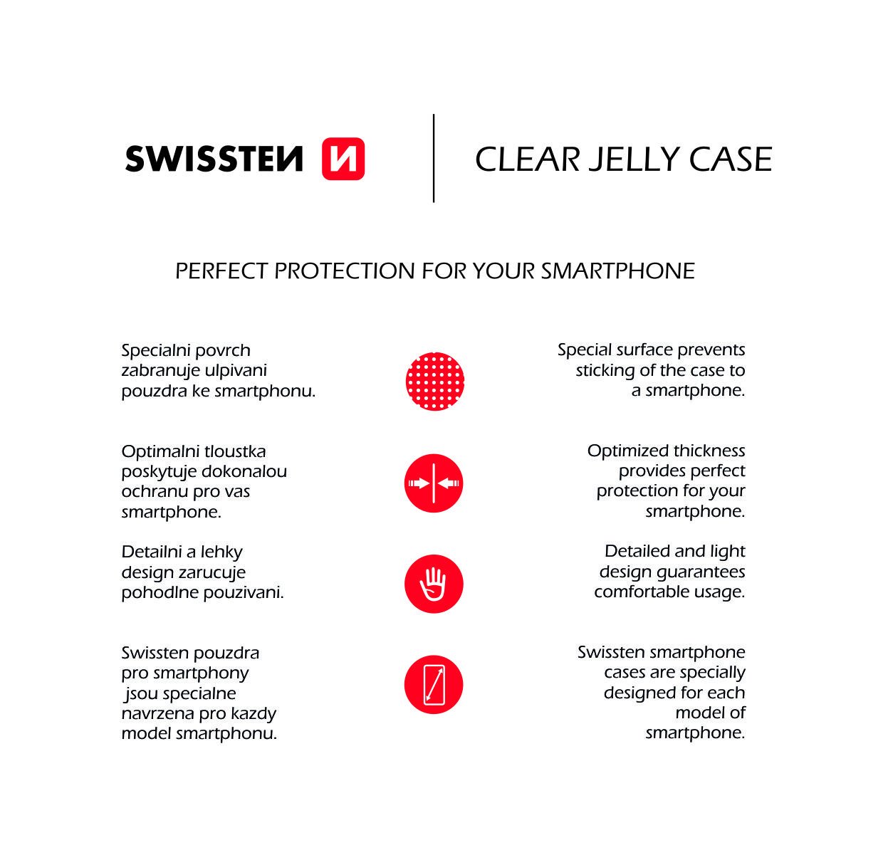 Husa spate Swissten Clear Jelly pentru Samsung Galaxy A35, Transparent thumb