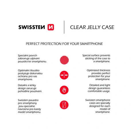 Husa spate Swissten Clear Jelly pentru Samsung Galaxy S24, Transparent