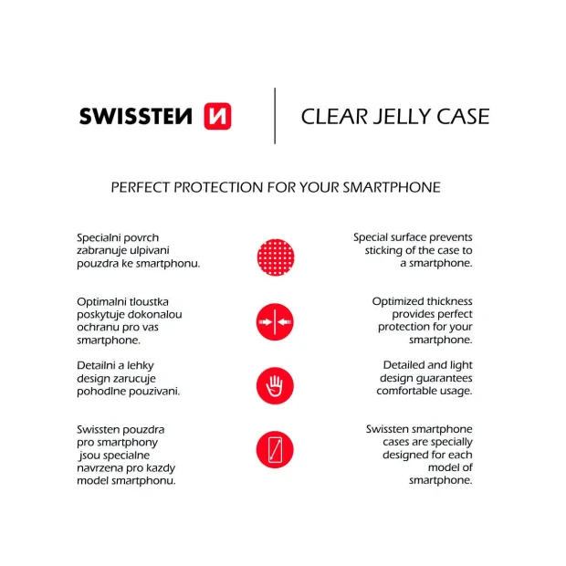 Husa spate Swissten Clear Jelly pentru Samsung Galaxy S24, Transparent