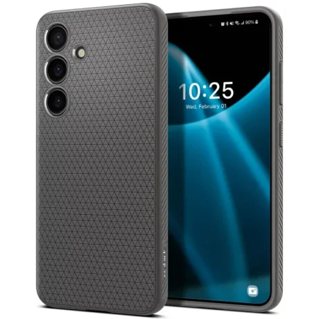 Husa Spigen Liquid Air pentru Samsung Galaxy S24, Gri