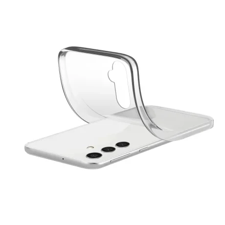 Husa Cover Cellularline Silicon Fine Soft pentru Samsung Galaxy S23 FETransparent