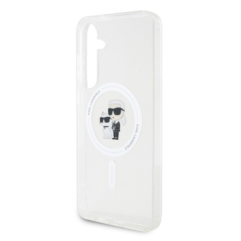 Husa Cover Karl Lagerfeld IML Karl and Choupette Magsafe pentru Samsung Galaxy S24 Plus, Transparent thumb