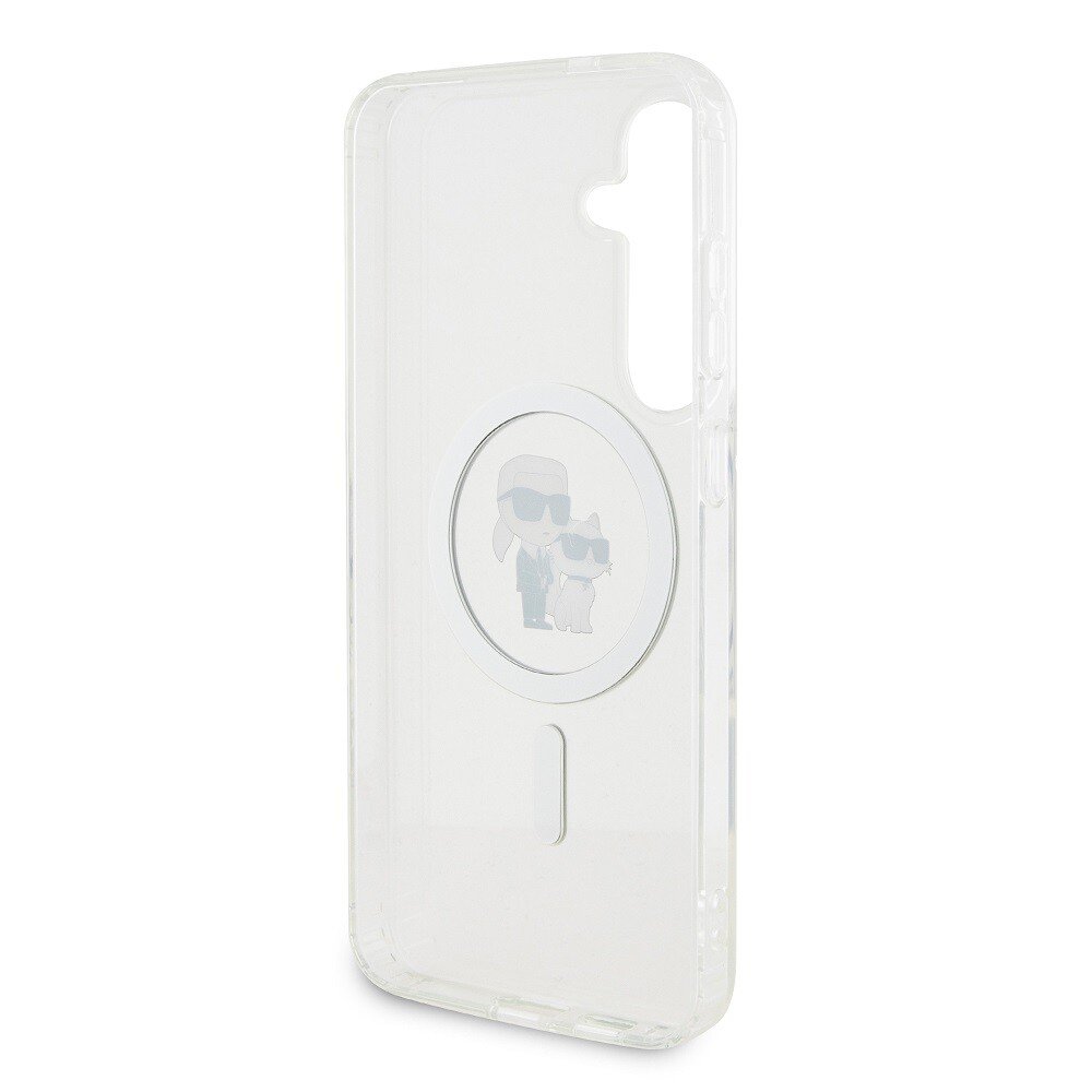 Husa Cover Karl Lagerfeld IML Karl and Choupette Magsafe pentru Samsung Galaxy S24 Plus, Transparent thumb