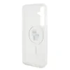 Husa Cover Karl Lagerfeld IML Karl and Choupette Magsafe pentru Samsung Galaxy S24 Plus, Transparent