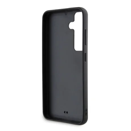 Husa Cover Karl Lagerfeld Silicone 3D Rubber Karl&amp;Choupette pentru Samsung Galaxy S24 Negru