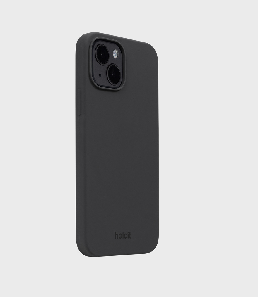 Husa Spate Holdit Silicon pentru iPhone 15 Negru thumb