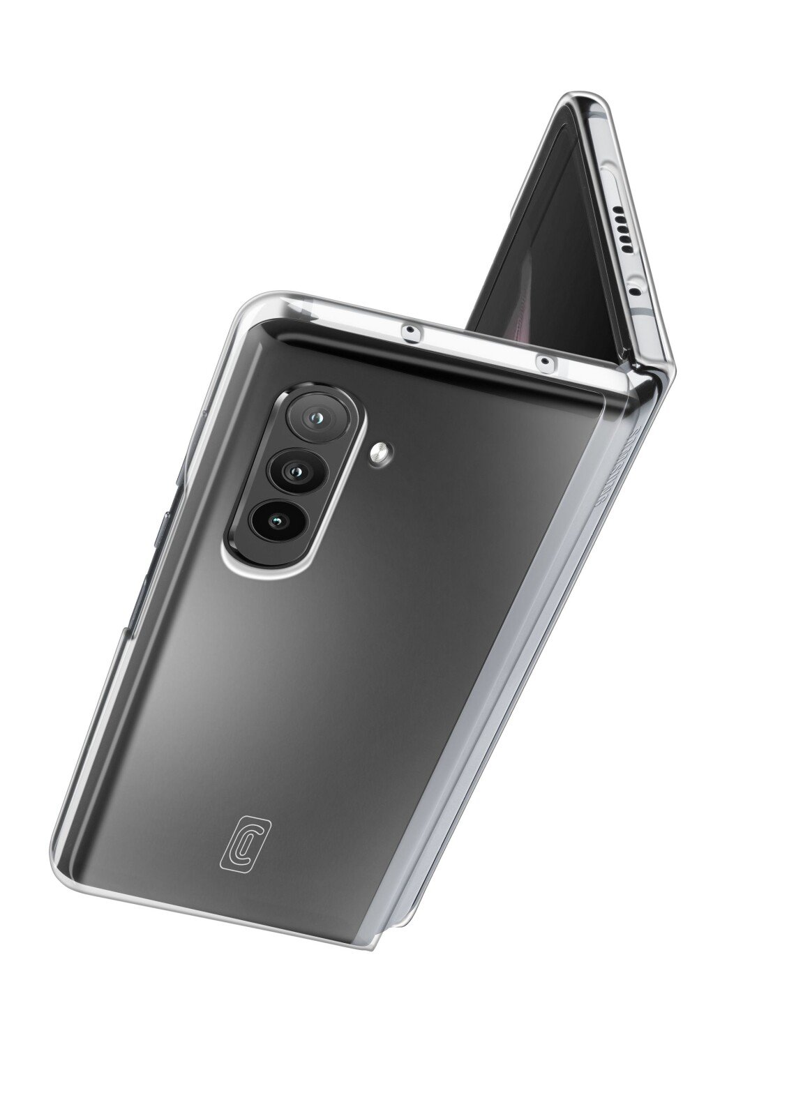 Husa Spate Cellularline Hard Clear pentru Samsung Galaxy Z Fold 5 Transparent thumb