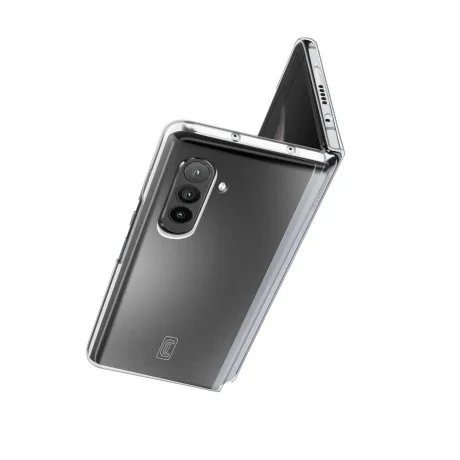 Husa Spate Cellularline Hard Clear pentru Samsung Galaxy Z Fold 4, Transparent