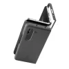 Husa Spate Cellularline Hard Fit Duo pentru Samsung Galaxy Z Fold 4, Negru
