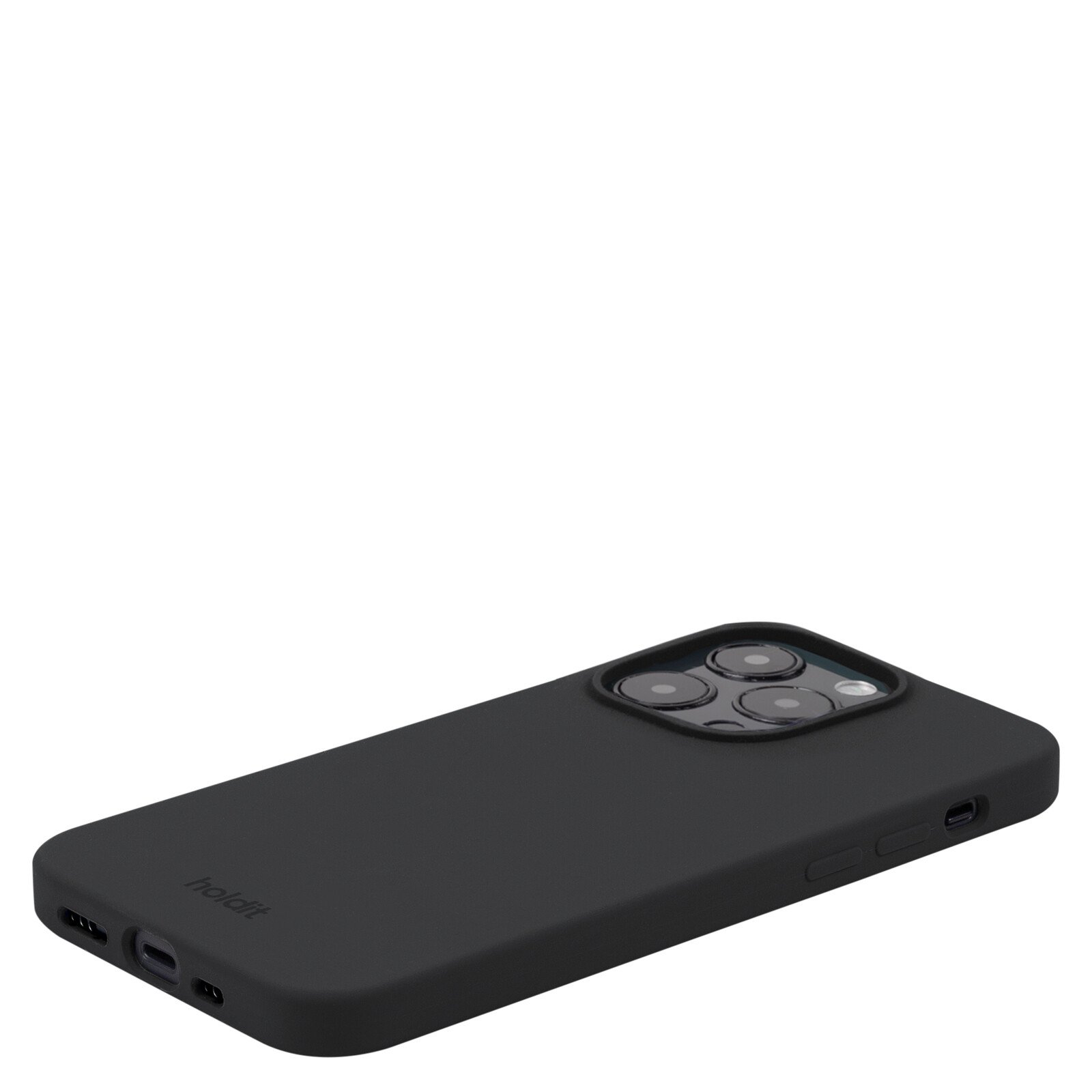 Husa Spate Holdit Silicon pentru iPhone 15 Pro Max Negru thumb