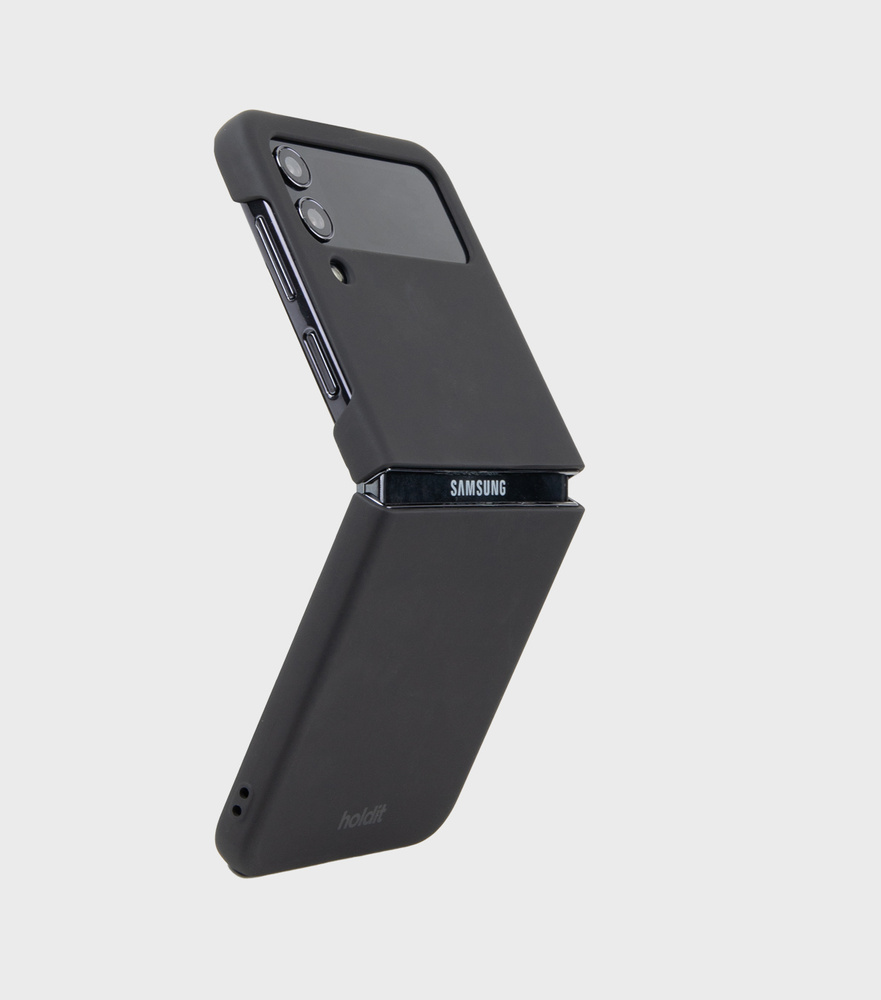 Husa Spate Holdit Slim pentru Samsung Galaxy Z Flip 4 Negru thumb